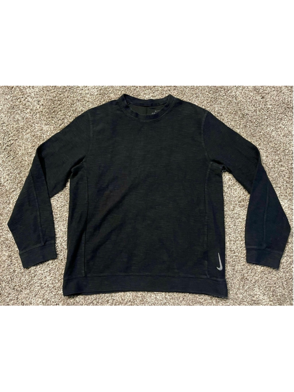 Nike Men’s Dri-Fit Textured Crewneck, Size Medium, EUC
